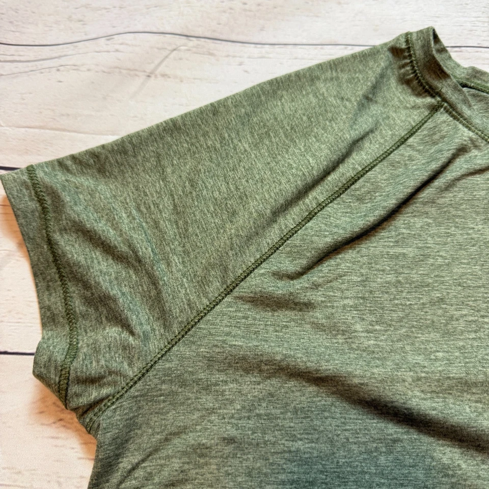 Camisa Eddie Bauer Cuello Redondo Atlética Informal Secado Rápido Verde Para Mujer Talla Mediana Foto 2 de 4