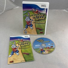 Reader Rabbit Preschool Nintendo Wii Complete CIB Tested Working Clean Disc