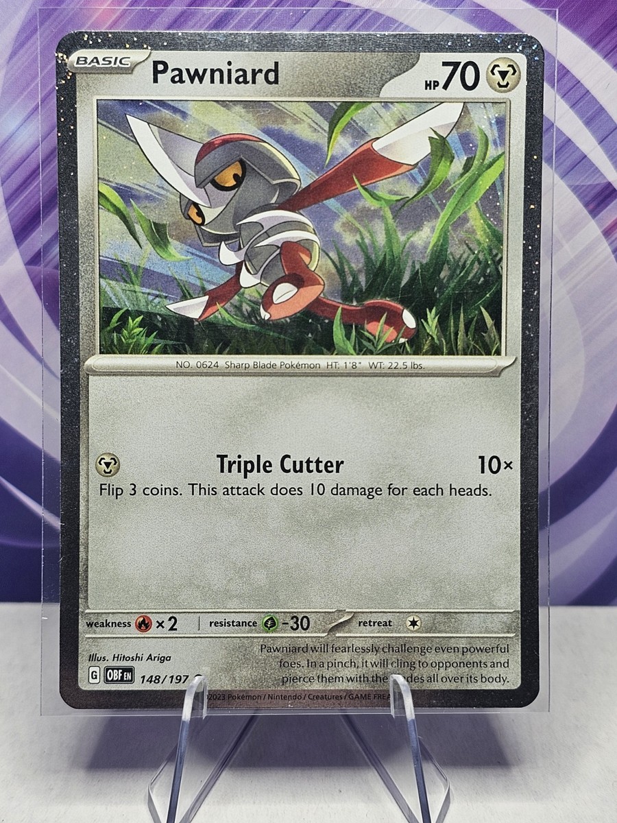 pawniard pokemon card 148/197 - Pawniard Pokemon Card main image 0