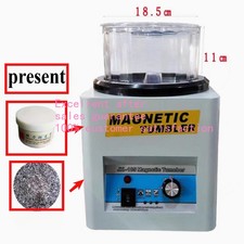 1PC JX-185 MAGNETIC TUMBLER JEWELRY POLISHER MACHINE FINISHER 180MM TIME CONTROL