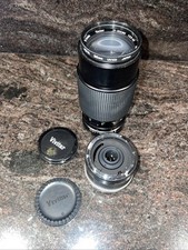 Vivitar Lenses MC 75-205mm 2X Matched Multiplier F/3.5-4.5 JAPAN Untested Estate
