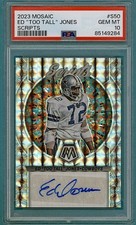 2023 Panini Mosaic Ed Too Tall Jones Scripts #S50 PSA 10! Cowboys!