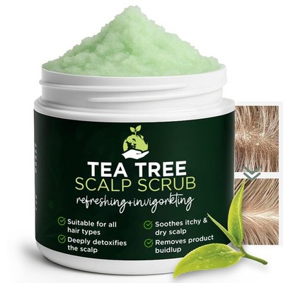 Terramed Just Think Comfort Tea Tree Scalp Scrub Itchy Dry Scalp Care Tea Tree
