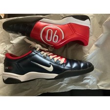 Nike Total 90 Indoor Soccer Shoes Midnight Navy White Red 117631-400 Mens 10