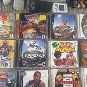 Sega Dreamcast And Genesis Console and 28 Game Bundle Lot Sonic Adventure