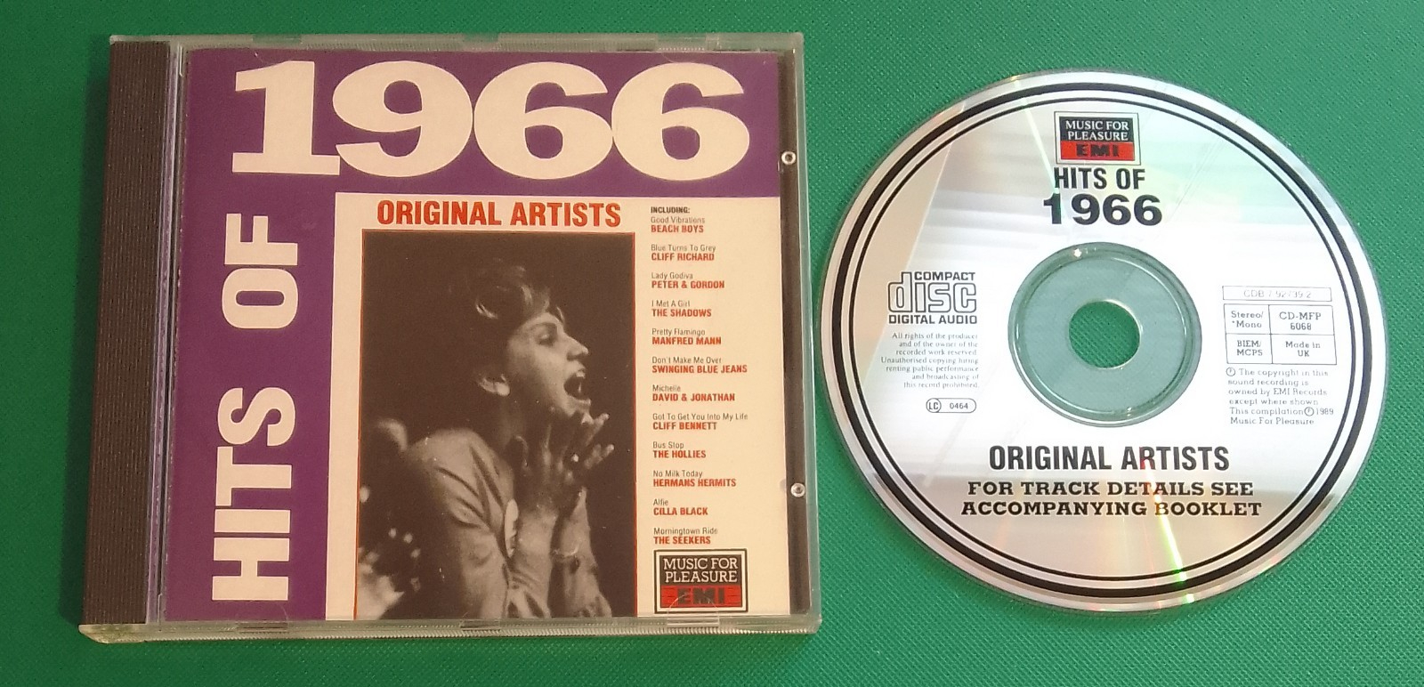 Hits Of 1966 - Various Artists - Music For Pleasure Compilation CD Album