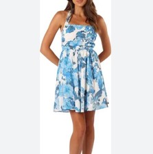 Petal & Pup Betsey floral Halter mini dress cocktail Maximalism evening event