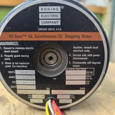 Bodine Electric 34T3BEHD Hy-Snyc AC Synchronous / DC Stepping Motor, 2.6V, 5.5A