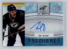2014-15 Upper Deck UD ICE TY RATTIE #IPA-TR Rookie Premieres AUTO AUTOGRAPH