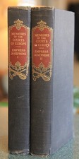 Memoirs of the Empress Josephine, Madame De R�musat, 3 vols, HC, illus., 1910