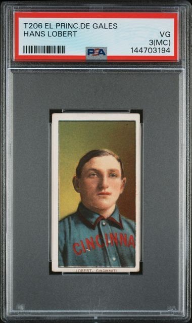 1909 T206 EL PRINCIPE DE GALES HANS LOBERT PSA 3 (WITH MC QUALIFIER)