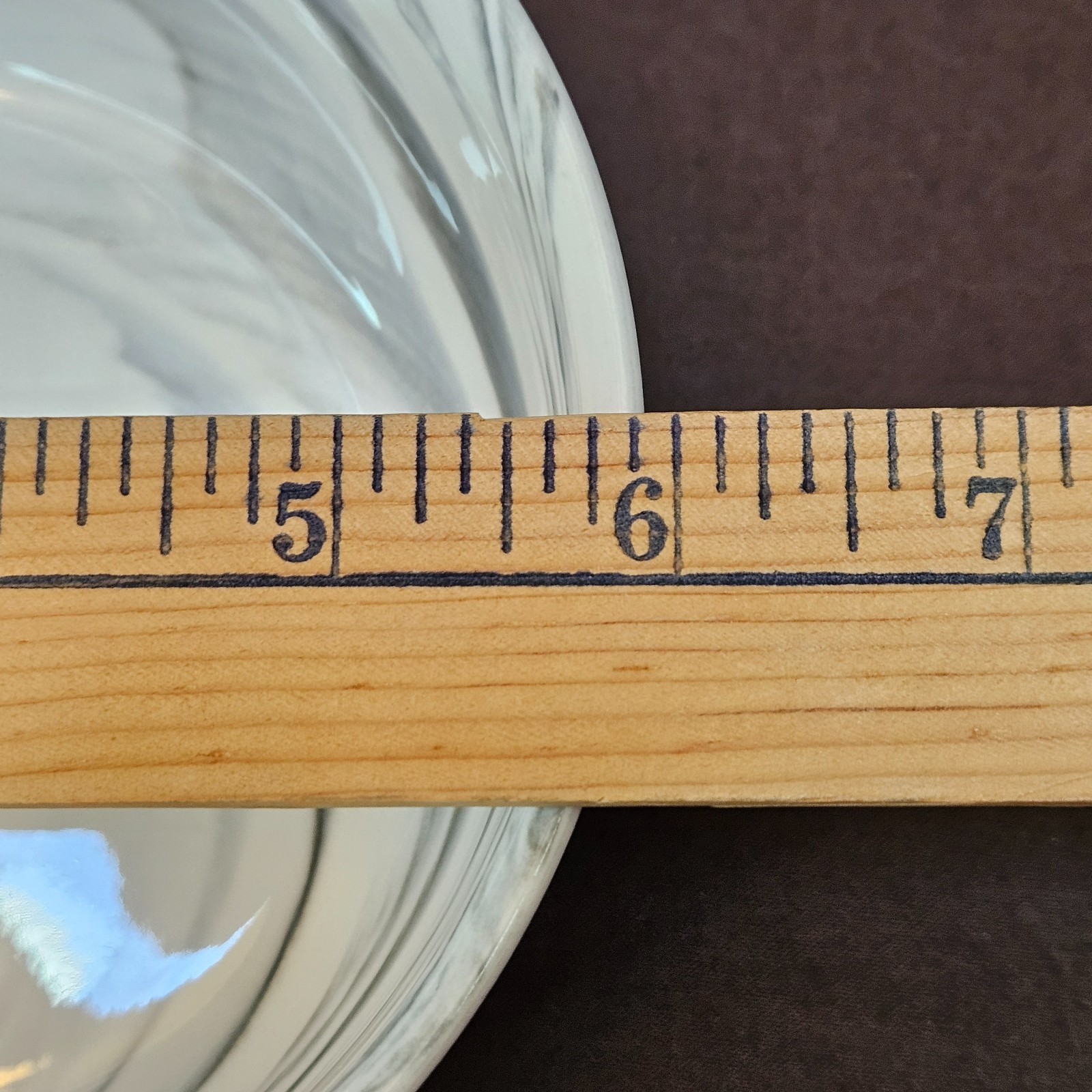 2 Artisanal Kitchen Supply COUPE Grey & White Marble Swirl 6” Cereal Bowls