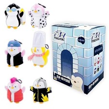 Pudgy Penguins Plush toys with clips 6 types in total *It's a surprise which