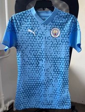 MANCHESTER CITY PRE - MATCH 2022 - 2023 FOOTBALL SHIRT SOCCER JERSEY PUMA sz XS