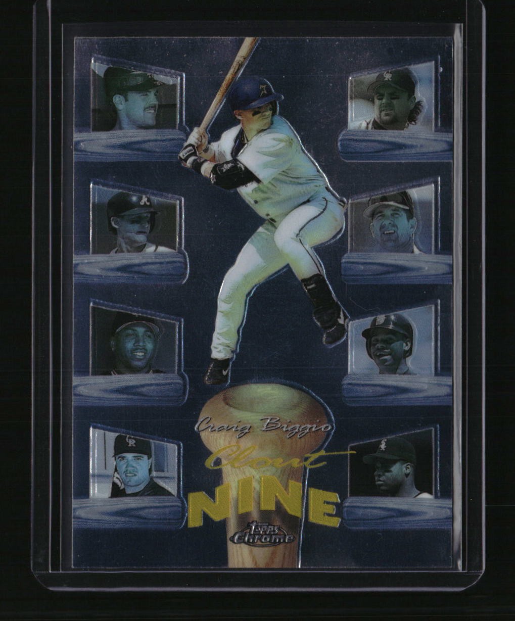 1998 Topps Chrome #C4 Craig Biggio Clout Nine