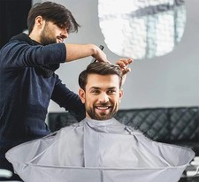 Hair Cutting Cloak Umbrella Hairdressing Cape Catcher Cover Salon Barber Family