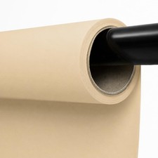 Kate Seamless Paper Backdrop for Photography Beige 106.8''x32.8', Ivorine