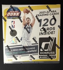 2021-22 Panini Donruss NBA Basketball Factory Sealed Retail Mega Box