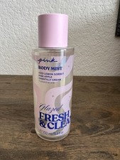 Victoria's Secret Pink Fresh  Clean Glazed Fragrance Body Mist Spray 8.4 fl oz