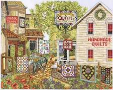 Cross Stitch Kit ~ Design Works Village Shops Old Time Country Store #DW3438
