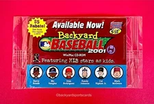 Backyard Baseball 2001 Sealed Factory Single Card Pack 2000 Fleer Twizzlers New