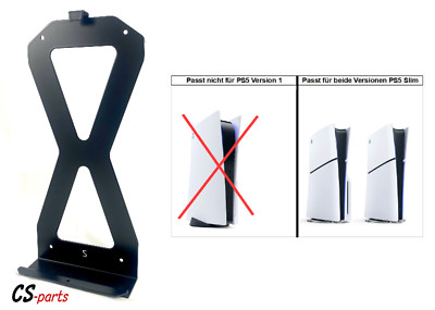 Wandhalterung für PS5 Slim disc | digital edition Konsole Halter Ständer