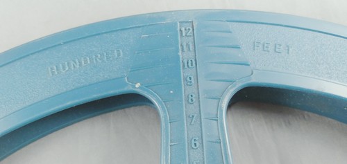 16mm 1200ft Cine Film Reel 12" Take Up Spool Blue - Picture 6 of 7