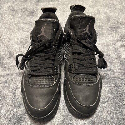 Size 9.5 - Air Jordan 4 Retro 2006 Black Cat for sale online