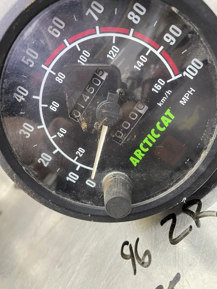 Velocímetro Arctic Cat Ext Zrt 1994 95 96 97 ZR 580 EFI - 0620-130 1400 millas Foto 2 de 3