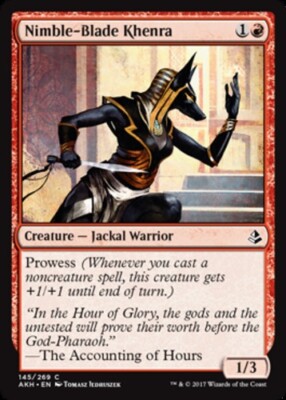 Nimble-Blade Khenra - Foil x1 - Amonkhet - NM-Mint, English - Amonkhet