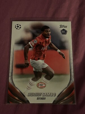 1224-20 2023/24 Topps UEFA RC Shurandy Sambo PSV Eindhoven