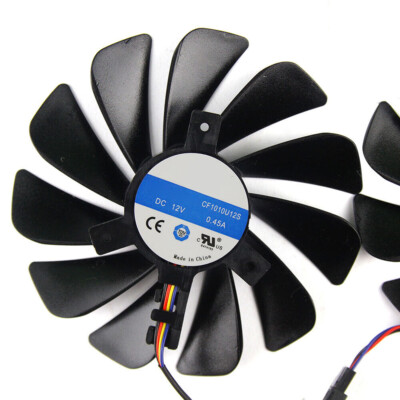 Graphics Card Fan CF1010U12S For ASROCK RX5700 RX5700XT Challenger