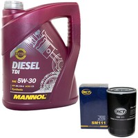 MotoröL Set 5W-30 5 Liter + ÖLfilter Sm 111 FüR Vw Passat 1.9 Tdi 110 Ps