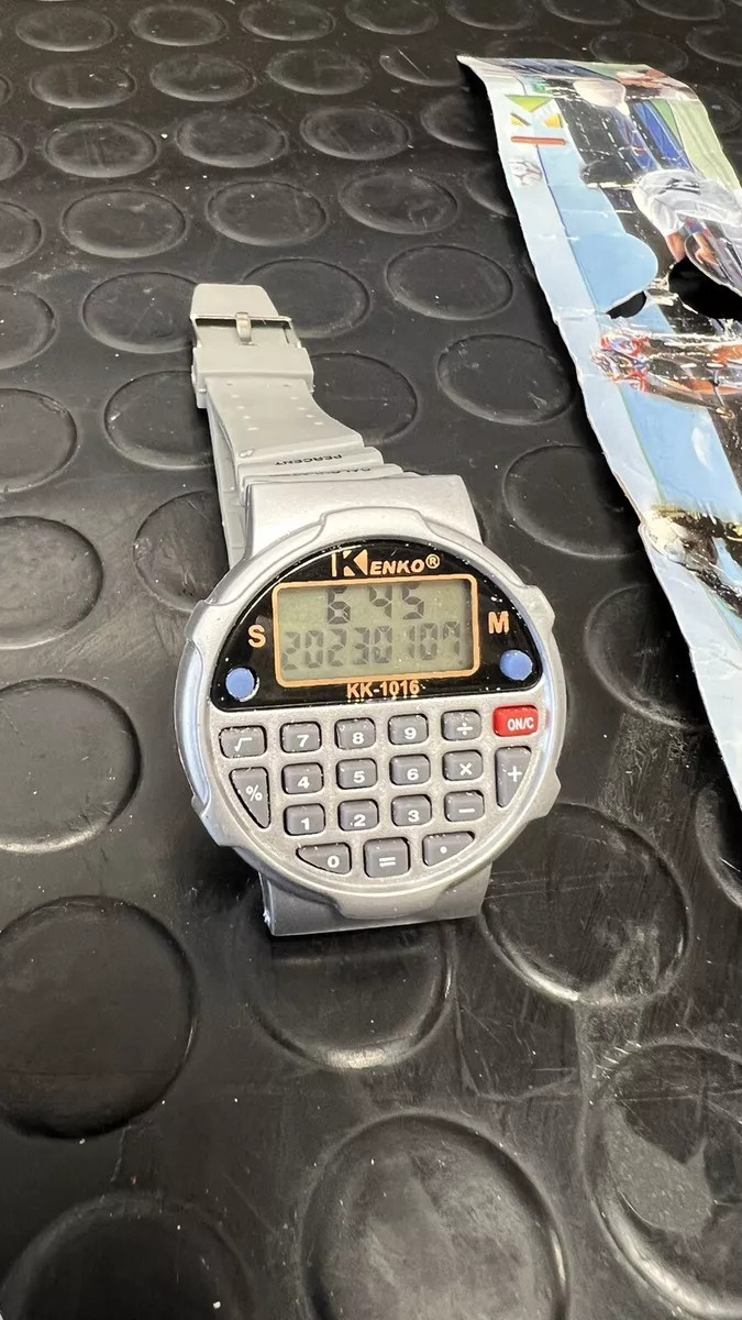 Vintage Digital Watch Calculator Kenko KK-1016