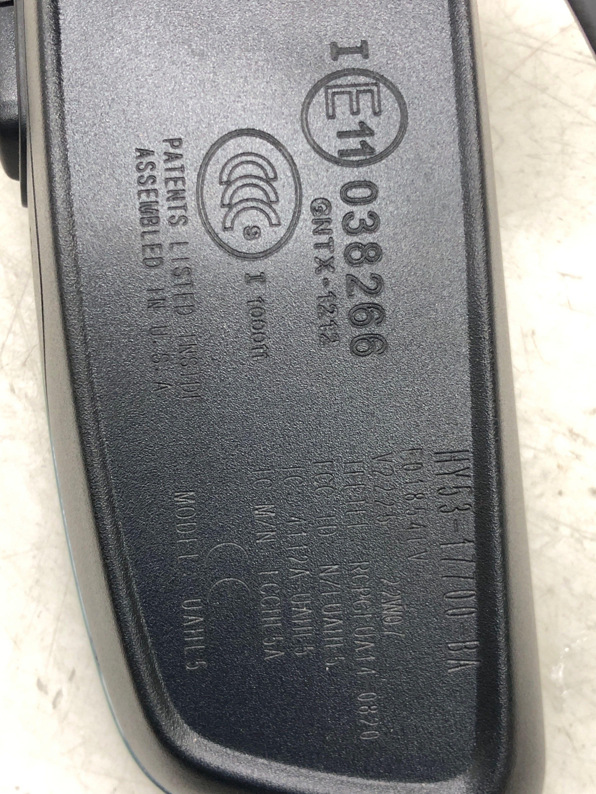2019-2023 ASTON MARTIN REAR VIEW MIRROR W/ HOMELINK HY53-17700-BA OEM