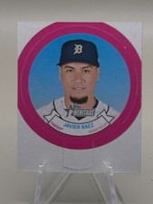 2022 Topps Heritage High Number- 1973 Topps Candy Lids - Javier Baez HN2