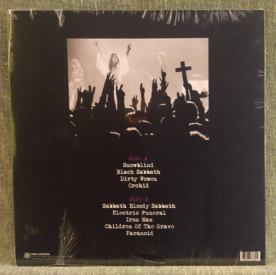 OZZY OSBORNE 💜🧡 BLACK SABBATH LIVE 1978 Vinyl LP NEW! Sealed