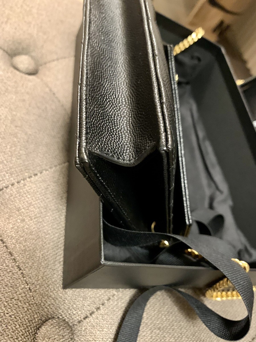 YSL Saint Laurent Classic Monogram Wallet on Chain Crossbody