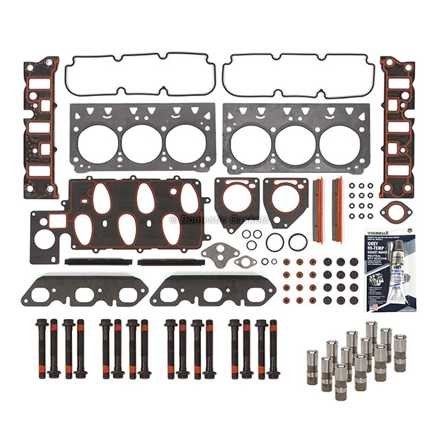 Juego de juntas de culata pernos elevadores aptos para Chevrolet Camaro Pontiac Firebird 95-02 3.8 Foto 4 de 4