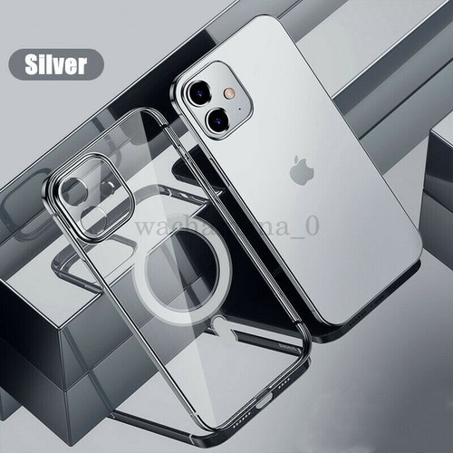 Shockproof Case Cover For iPhone 12 Pro Max Plating Silicone Clear MagSafe AU - Picture 14 of 15