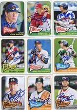 Adam Brett Walker signed 2014 Topps Heritage Minors Rookie card auto