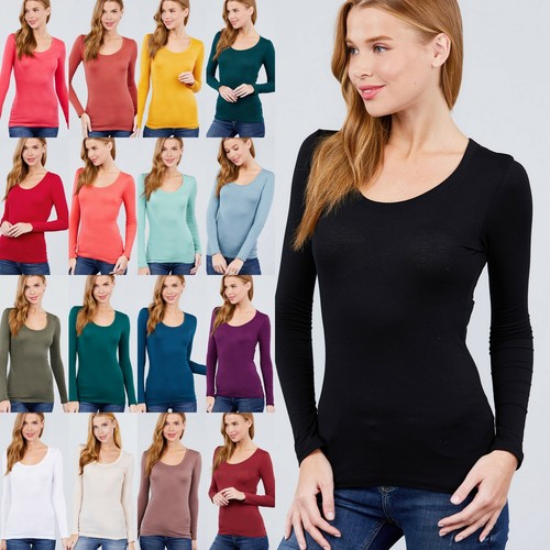 Junior Petite Women Round Neck Long 