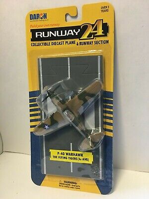 Runway 24 Curtiss P40 Warhawk Fighter Airplane w// Airport Track Pearl Harbor