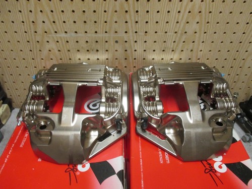 NEW Brembo 6 Piston Nickle Plated Front Nascar Race Brake Calipers - Picture 2 of 7