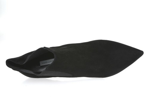 Womens Diane Von Furstenberg 228725 Black Suede Holter Ankle Booites Size 10 B - Picture 3 of 6