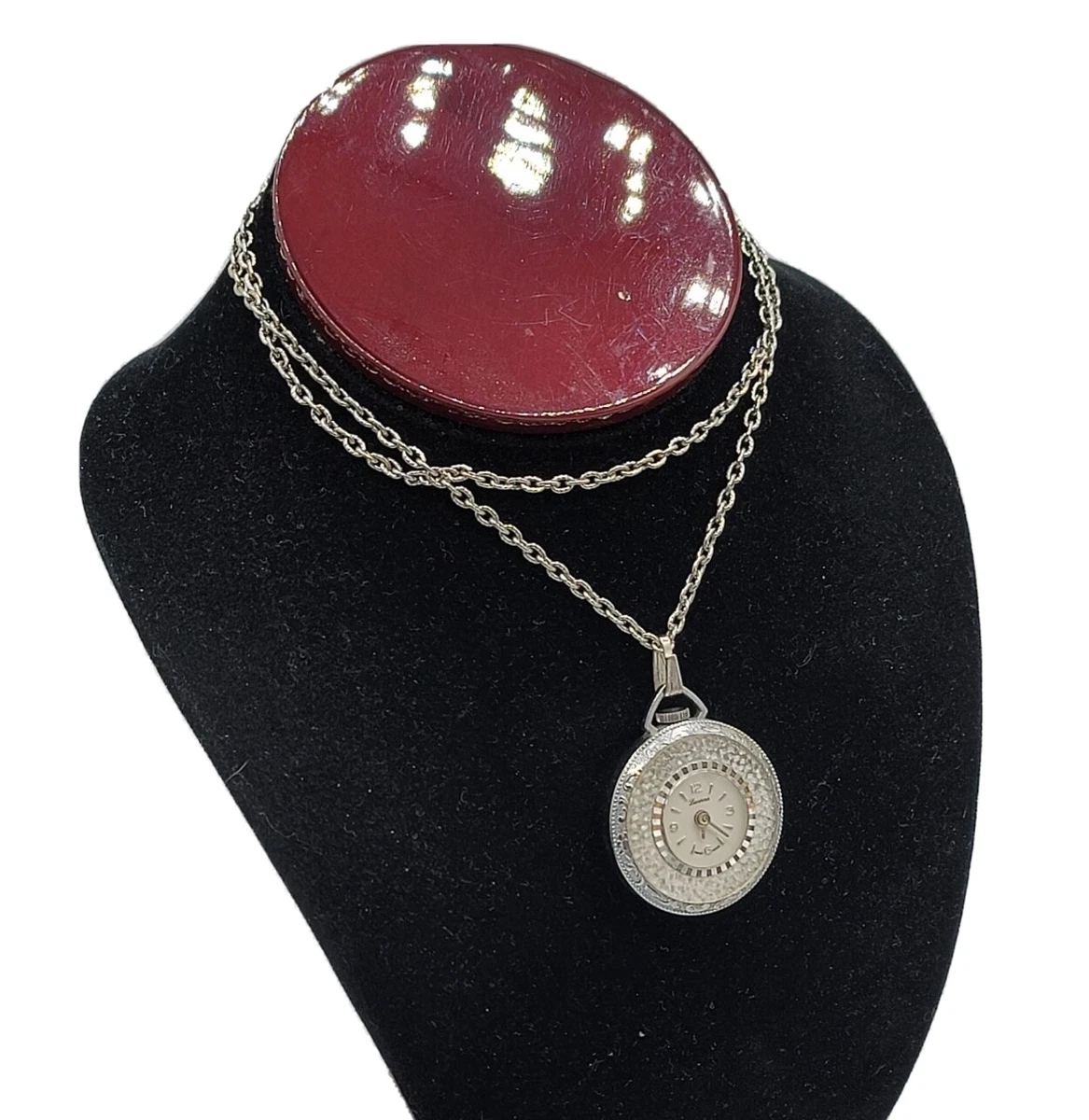 Lucerne watch pendant necklace sales