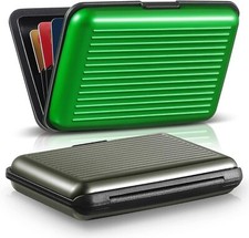 Waterproof Card Protector Aluminum Card Case Metal ID Organizer Men Women Wallet