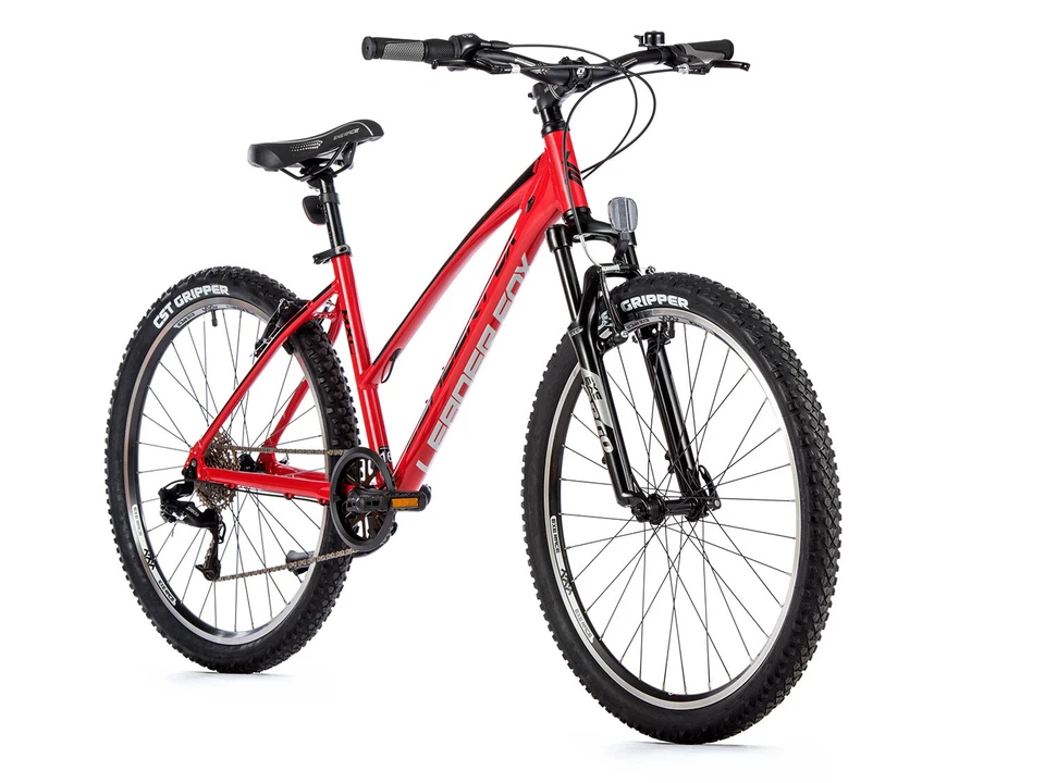 26 Zoll Alu Leader Fox MXC Lady MTB Fahrrad 8 Gang Mountain Bike Rh 36 cm Rot - Bild 1 von 1