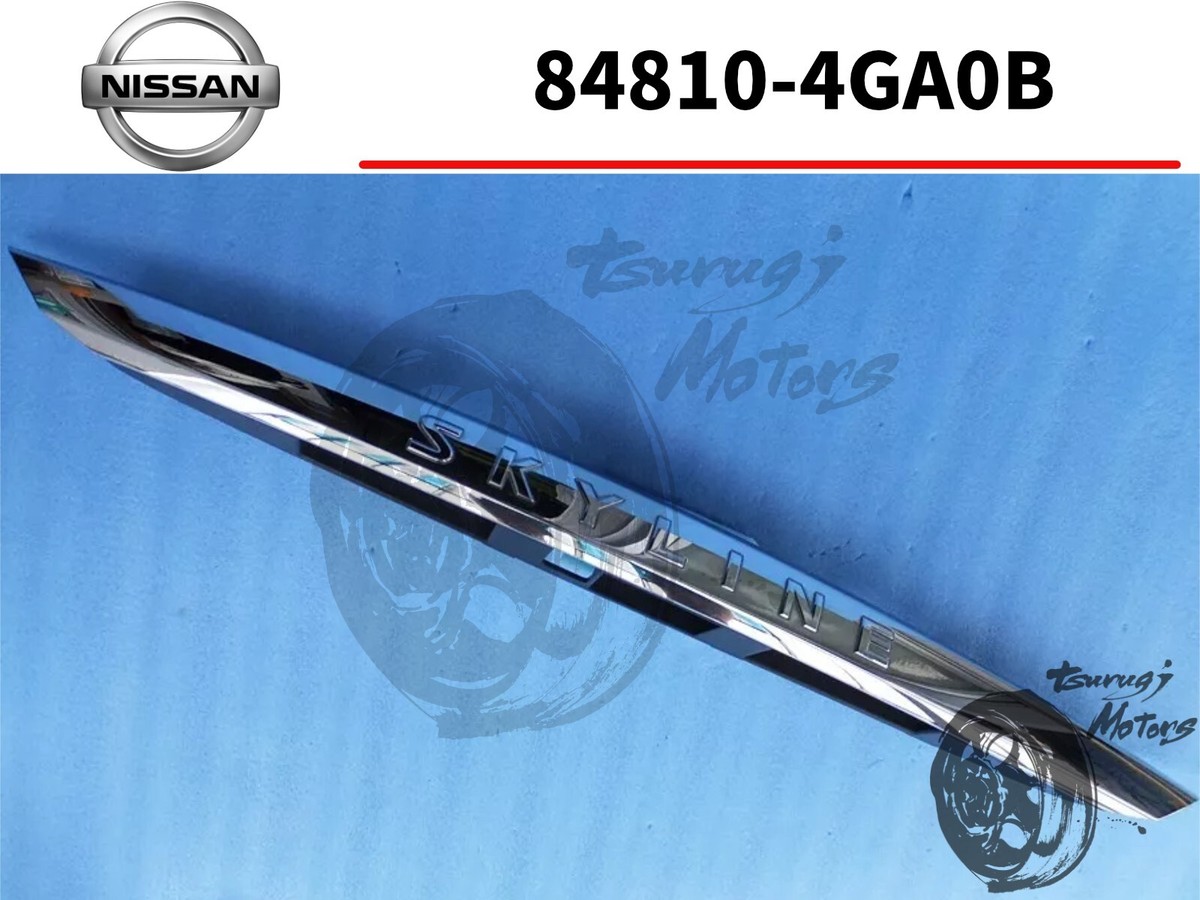 Nissan Infiniti Skyline Q50 V37 Rear Trunk Lid Finisher Genuine