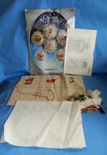 Paragon Signs Of Christmas 6130 Counted Cross Stitch 6 Ornament Kit Opened